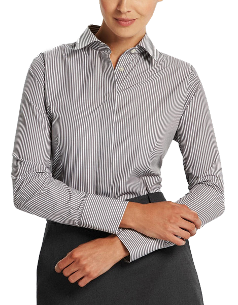 Gloweave Ladies Bengal Stripe Long Sleeve Shirt (1376WL)