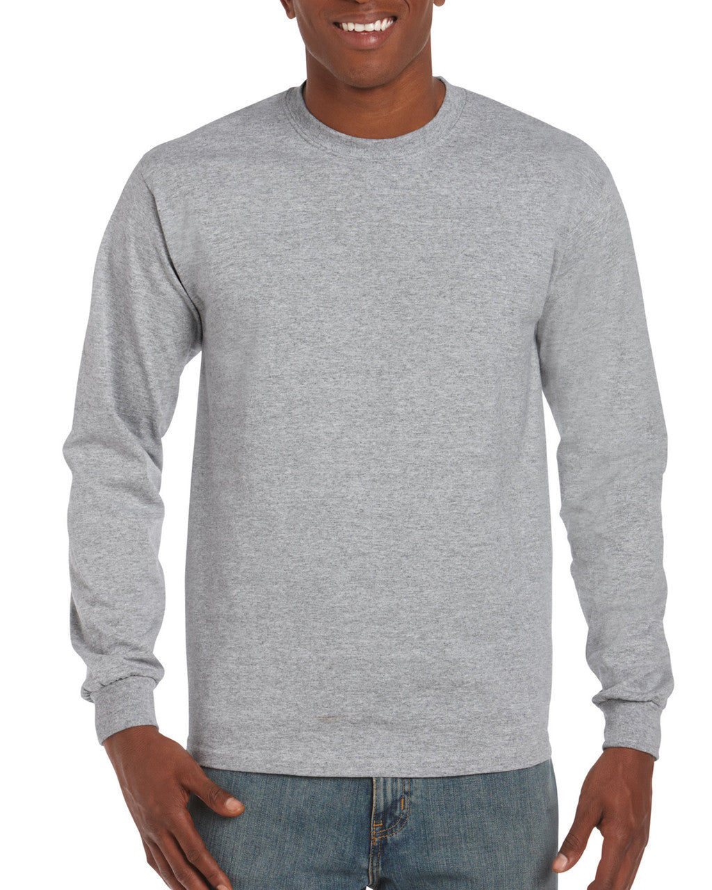 Gildan Adult Ultra Cotton L/Sleeve T/S 205GM-(2400)