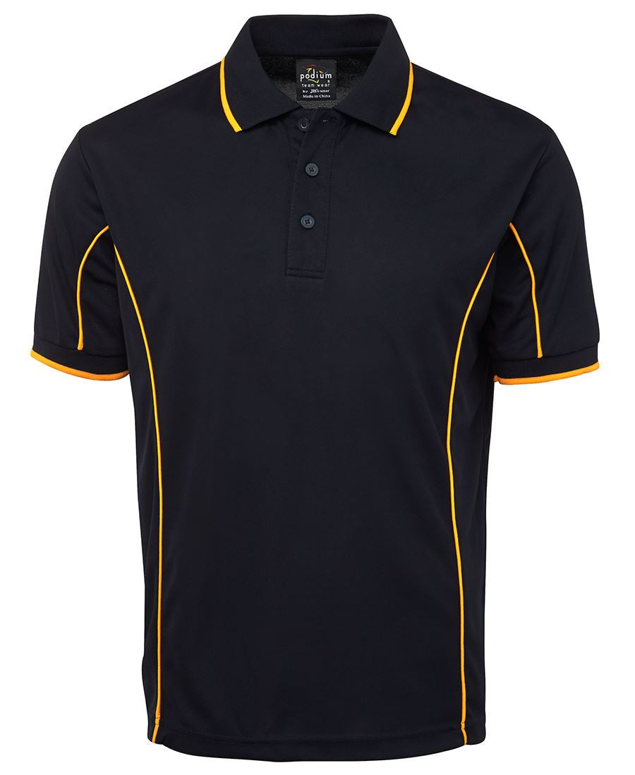 JB's Adults Podium Short Sleeve Piping Polo 2nd (10 Colour) (7PIP)
