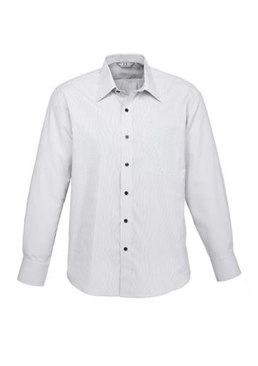Biz Collection-Biz Collection Mens Signature L/S Shirt-Black / S-Uniform Wholesalers - 3