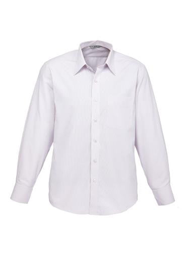 Biz Collection-Biz Collection Mens Signature L/S Shirt-Grape / S-Uniform Wholesalers - 4