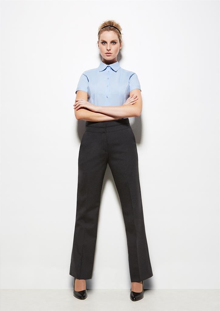 Biz Corporates-Biz Corporates Mid Rise Piped Band Pant--Corporate Apparel Online - 1