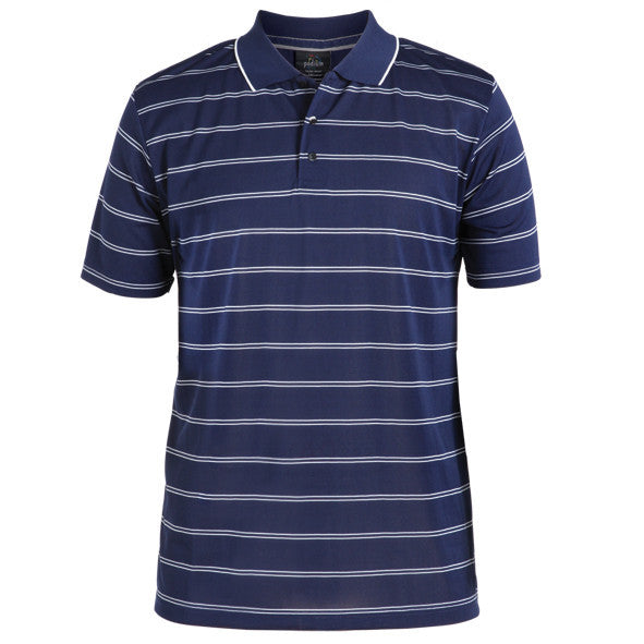 JB's Wear-JB'S Podium Alt Stripe Polo-JNR Navy/Cream / S-Uniform Wholesalers - 5