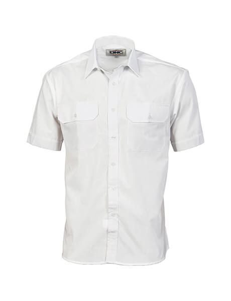 DNC Polyester Cotton S/S Work Shirt (3211)