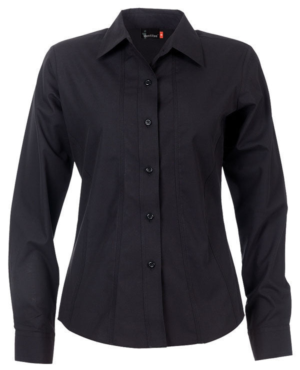 identitee-Identitee Ladies Aston Long Sleeve-Black / 8-Uniform Wholesalers - 2