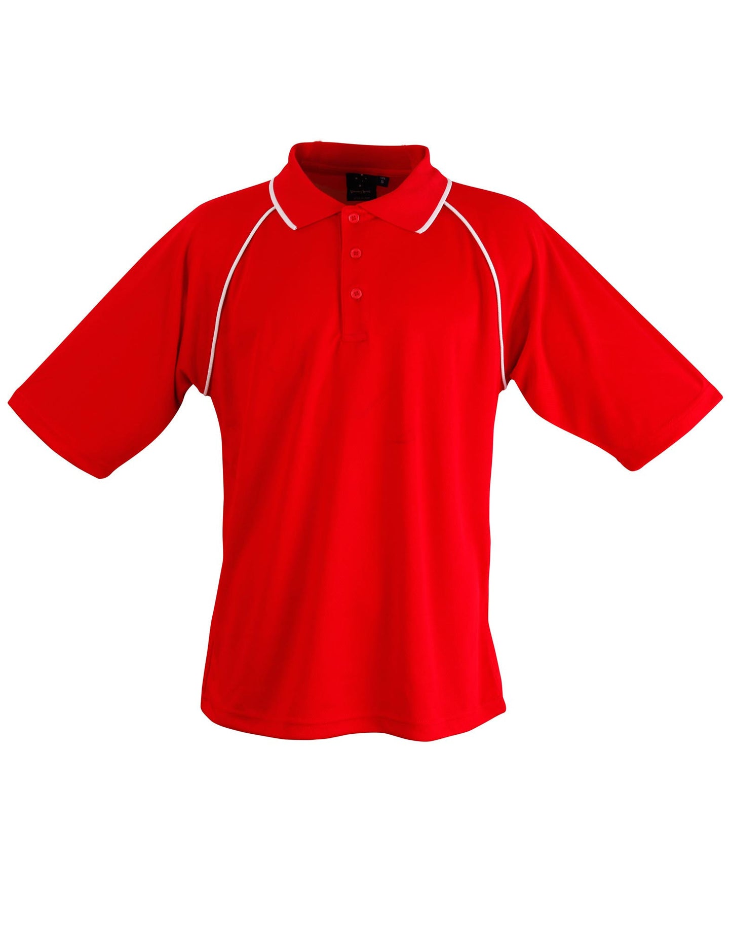 Winning Spirit Men's CoolDry Raglan Short Sleeve Contrast Polo (PS20)