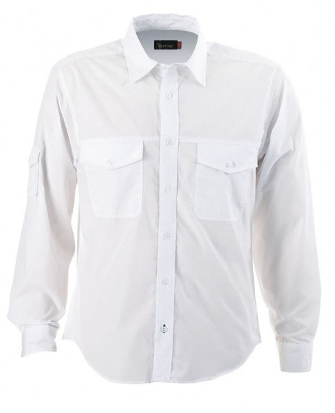 identitee-Identitee Mens Harley Long Sleeve-White / S-Uniform Wholesalers - 8