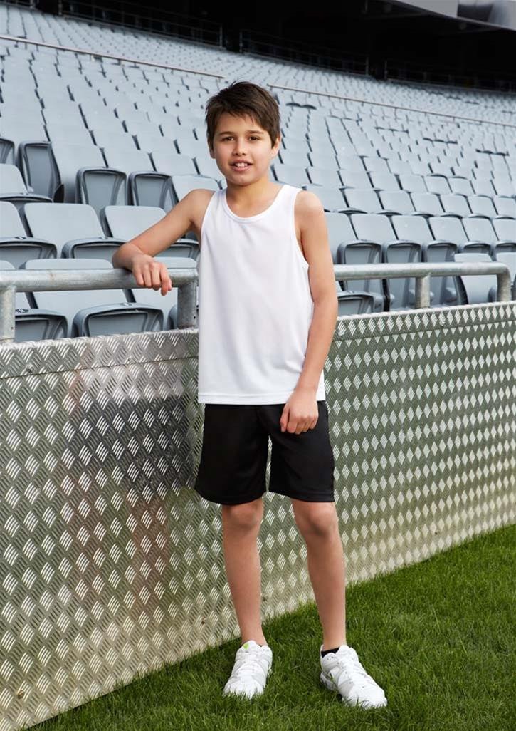 Biz Collection Sprint Kids BizCool Singlet (SG302K)