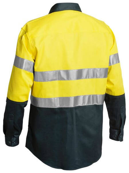 Bisley Taped Hi Vis Drill Shirt - Long Sleeve (BT6456)