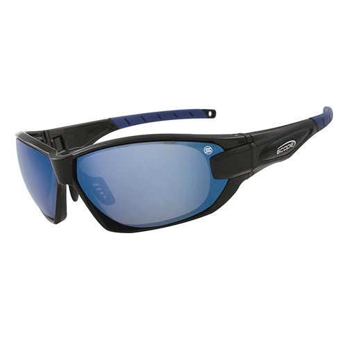 Pro Choice Genisys Black Gloss Frame Blue Mirror Lens-(151BM)