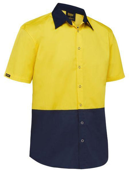 Bisley Two Tone Hi VIS Short Sleeve Shirt (BS1442)