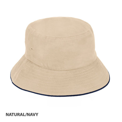 Grace Collection HBC Sandwich Bucket Hat-(AH695/HE695)