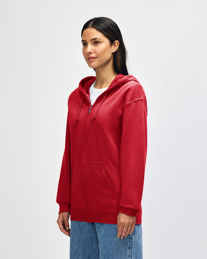 Gildan  Adult  Zip Hooded Sweatshirt-(18600)