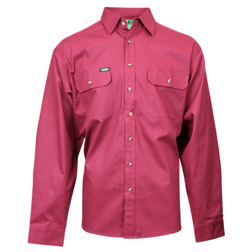 Workit Flinders Lightweight Full Button Country Shirt (2051)