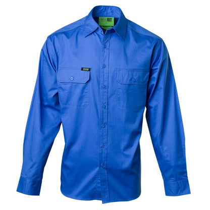 Workit Flinders Lightweight Full Button Country Shirt (2051)