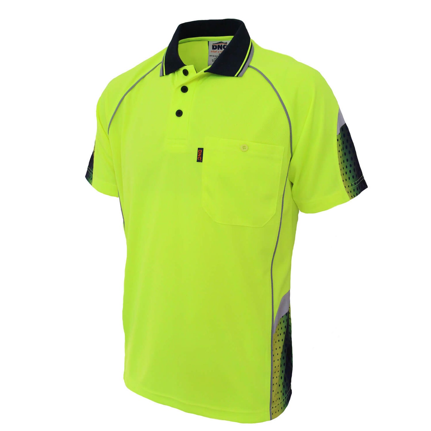 DNC Hi Vis Galaxy Sublimated Polo (3564)