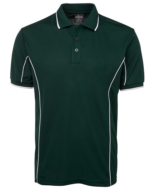 JBs Wear Adults Short Sleeve Piping Polo (7PIP)