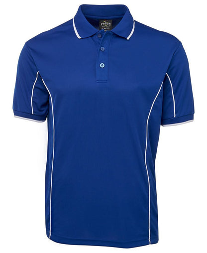 JB's Adults Podium Short Sleeve Piping Polo 2nd (10 Colour) (7PIP)