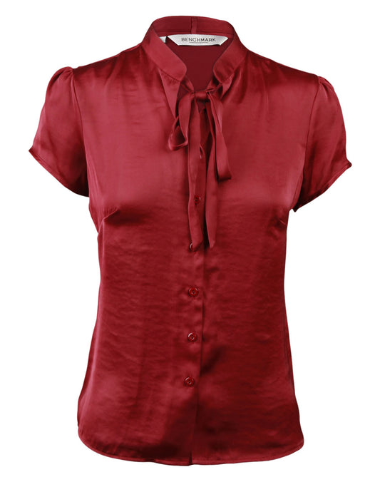 Winning Spirit Women's Tie Neck Blouse (M8810)