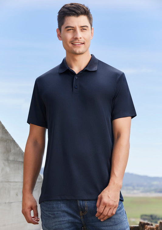 Biz Collection Mens Action Short Sleeve Polo-(P206MS)