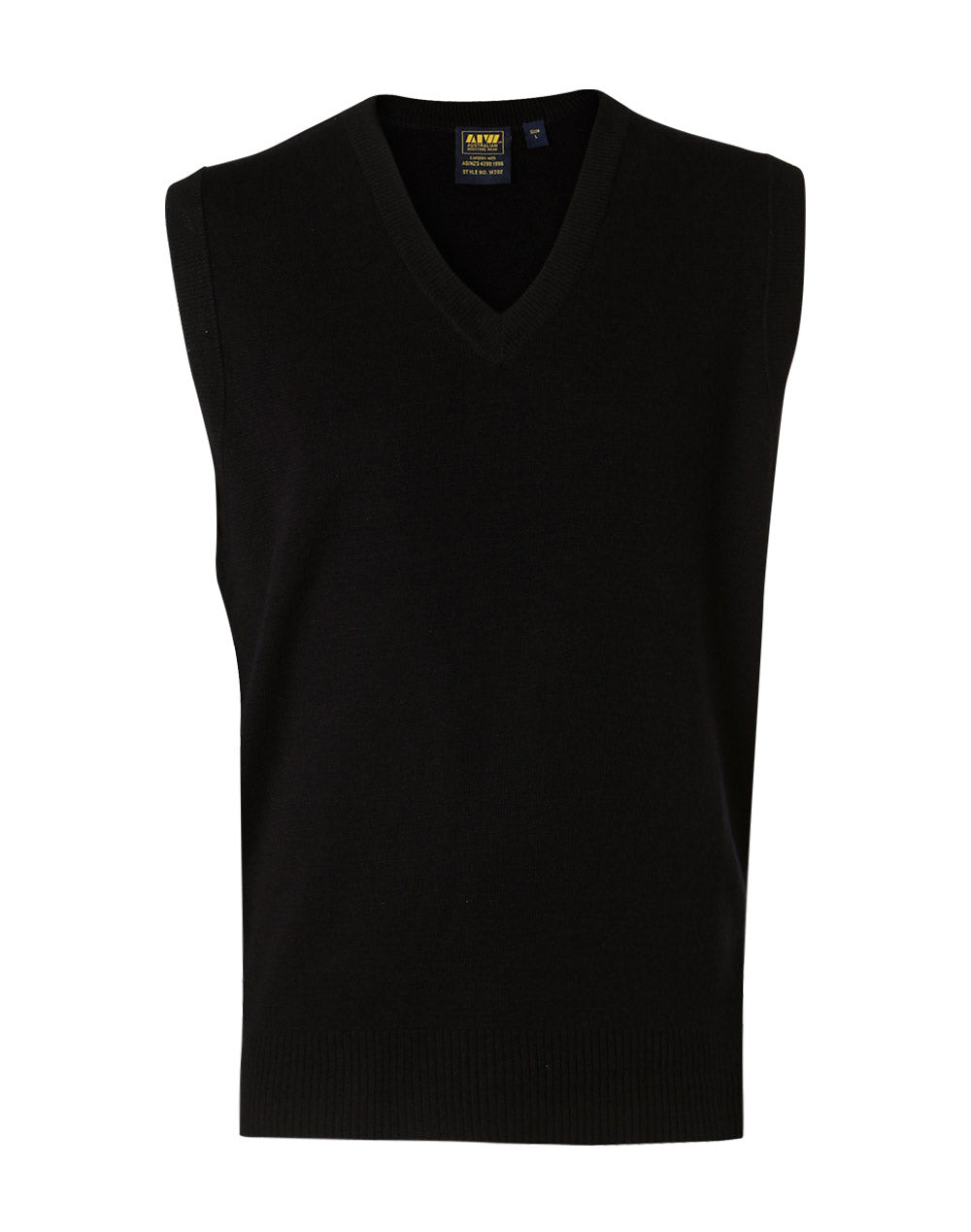 Winning Spirit Men's V-Neck Wool/Acrylic Knit Vest (WJ02)