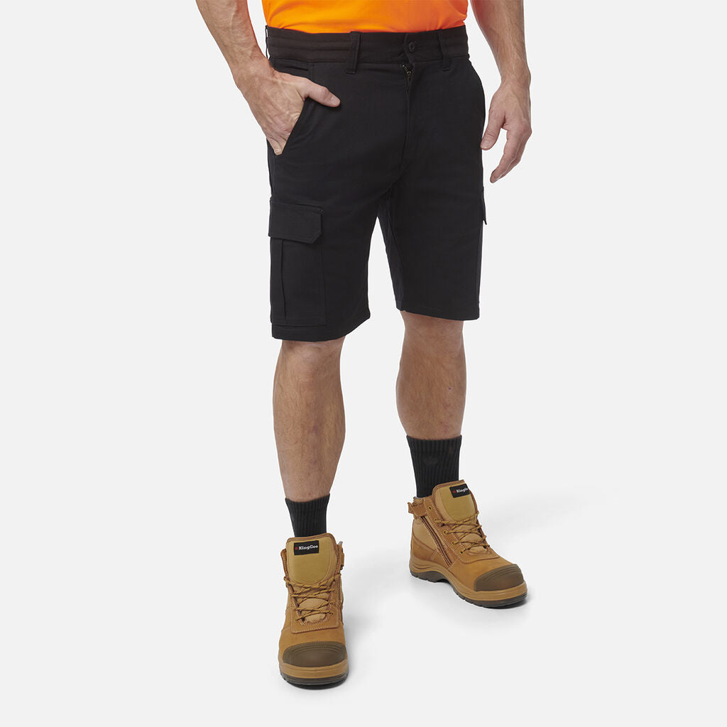 KingGee Rib Comfort waist short-(K17007)