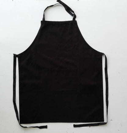 Bocini Cotton Drill Full BiB Apron With  Pocket-(WA0396)