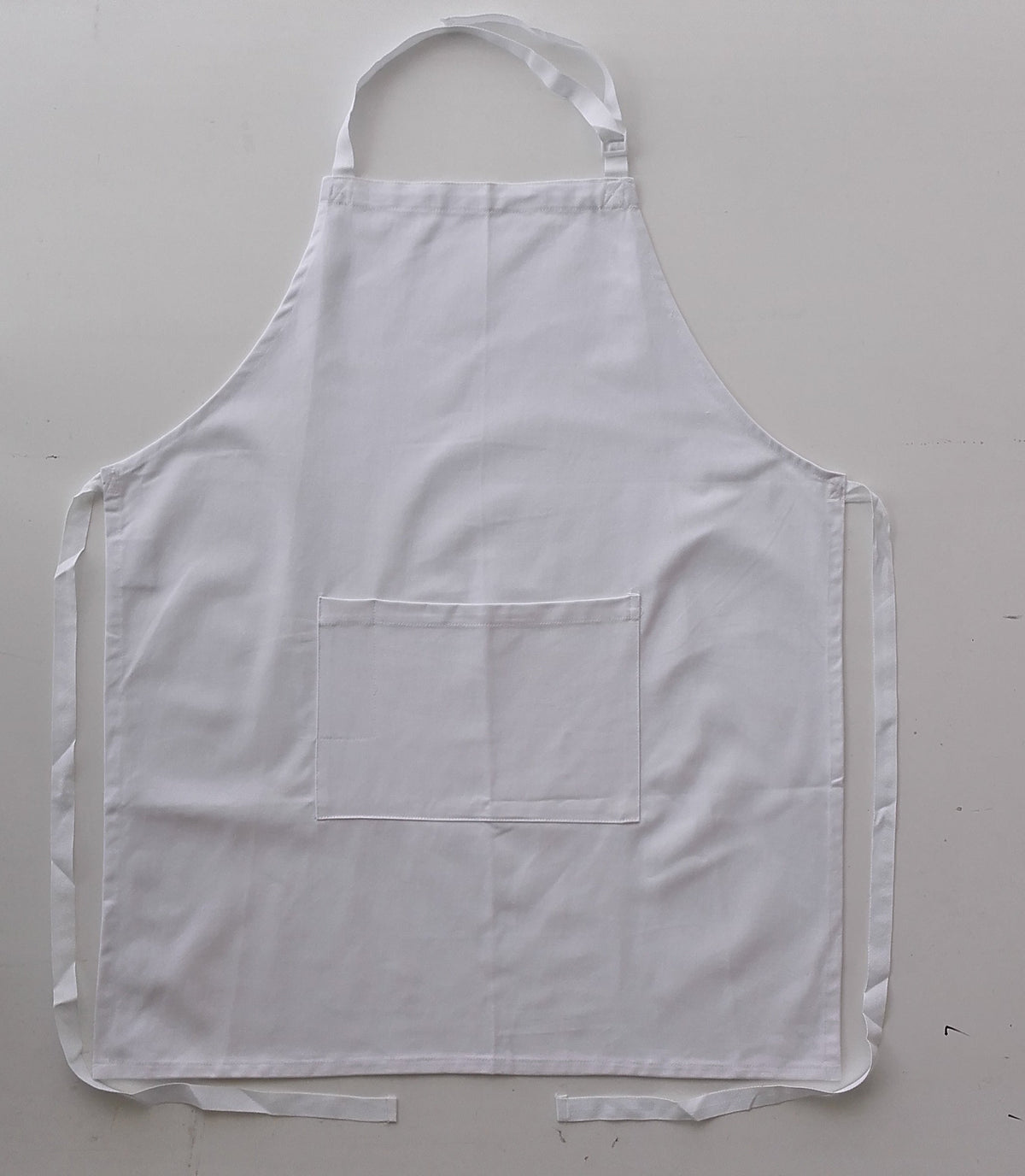 Bocini Cotton Drill Full BiB Apron With  Pocket-(WA0396)