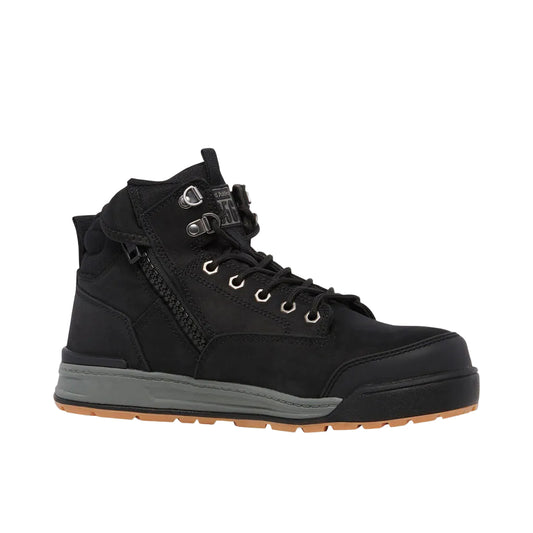 Hard Yakka 3056 Lace Up & Side Zip Steel Toe Safety Boot (Y60201)
