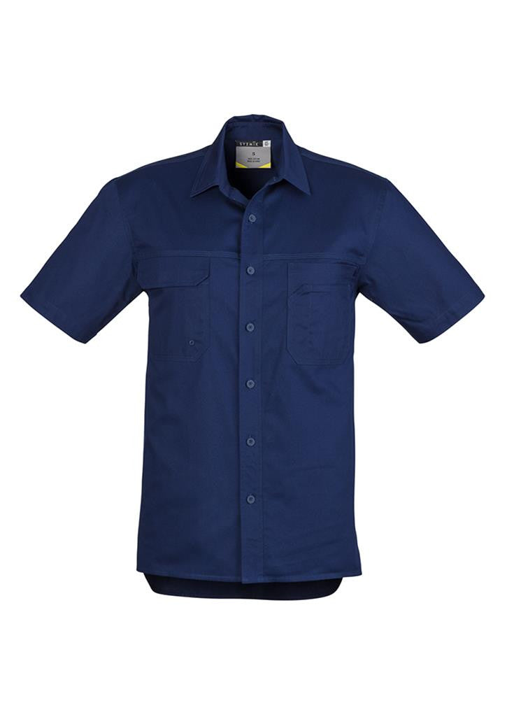 Syzmik Mens Light Weight Tradie S/S Shirt (ZW120)