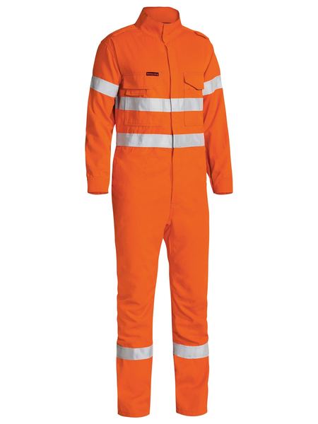 Bisley  Tencate Tecasafe® Plus 700 Taped Hi Vis Engineered Fr Vented Coverall (BC8085T)