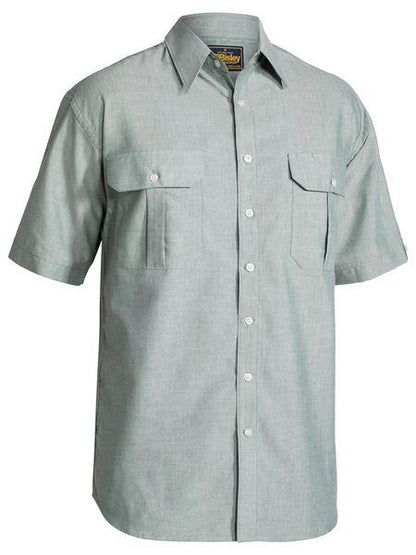 Bisley Oxford Shirt - Short Sleeve-(BS1030)