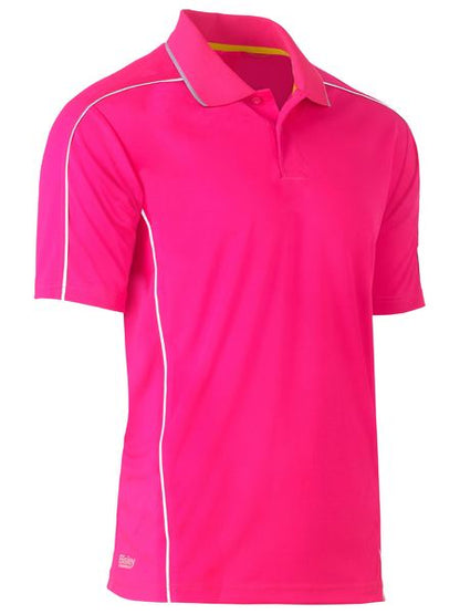 Bisley Cool Mesh Polo With Reflective Piping (BK1425)