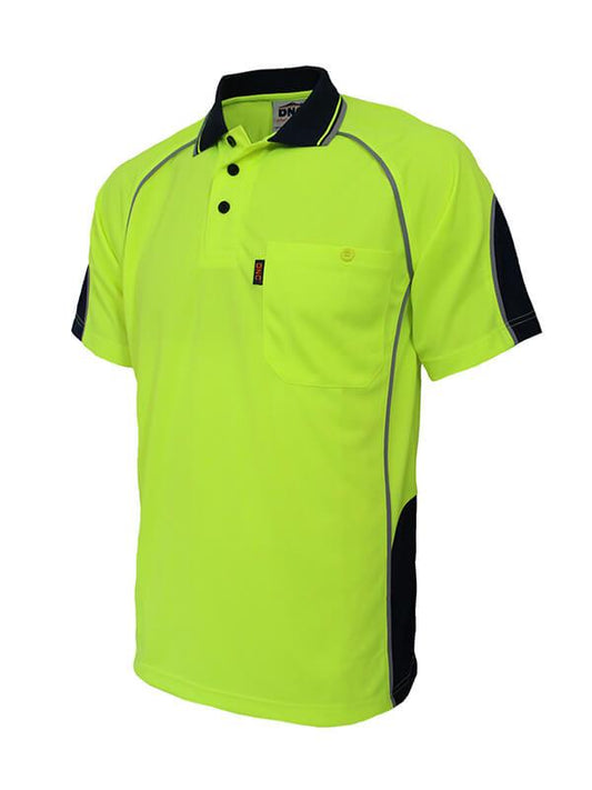 Dnc Hi-Vis Semicircle-piping Polo (3569)