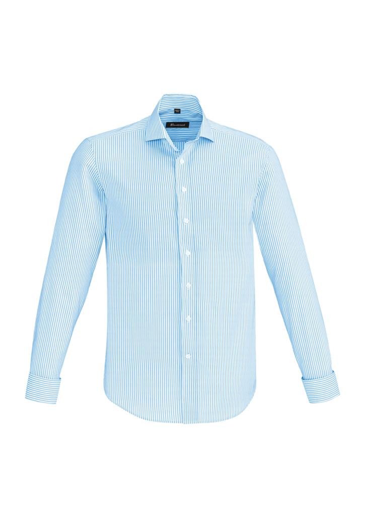 Biz Corporates-Biz Corporate Vermont Mens Long Sleeve Shirt-Alaskan Blue / XS-Corporate Apparel Online - 2