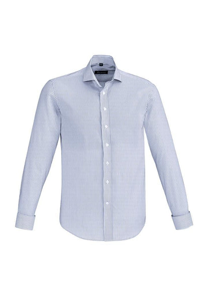 Biz Corporates-Biz Corporate Vermont Mens Long Sleeve Shirt-Patriot Blue / XS-Corporate Apparel Online - 9