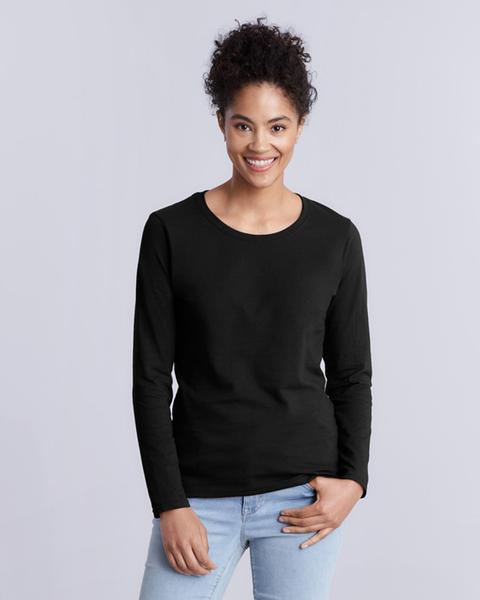 Gildan Ladies Heavy Cotton Long Sleeve T-shirt (5400L)