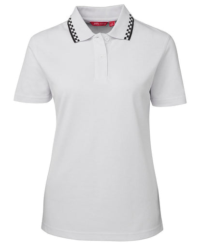 JB's Wear-Jb's Ladies Chef's Polo-White/Black / 8-Uniform Wholesalers - 4