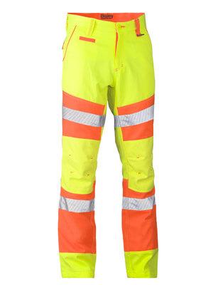 Bisley Taped Biomotion Double Hi Vis Pant (BP6411T)