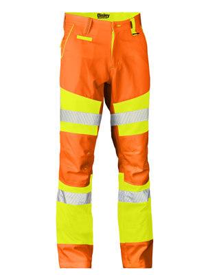 Bisley Taped Biomotion Double Hi Vis Pant (BP6411T)