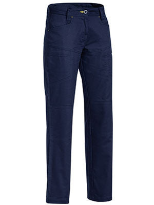 Bisley Workwear-Bisley Womens X Airflow™ Ripstop Vented Work Pant-Navy / 14-Uniform Wholesalers - 1