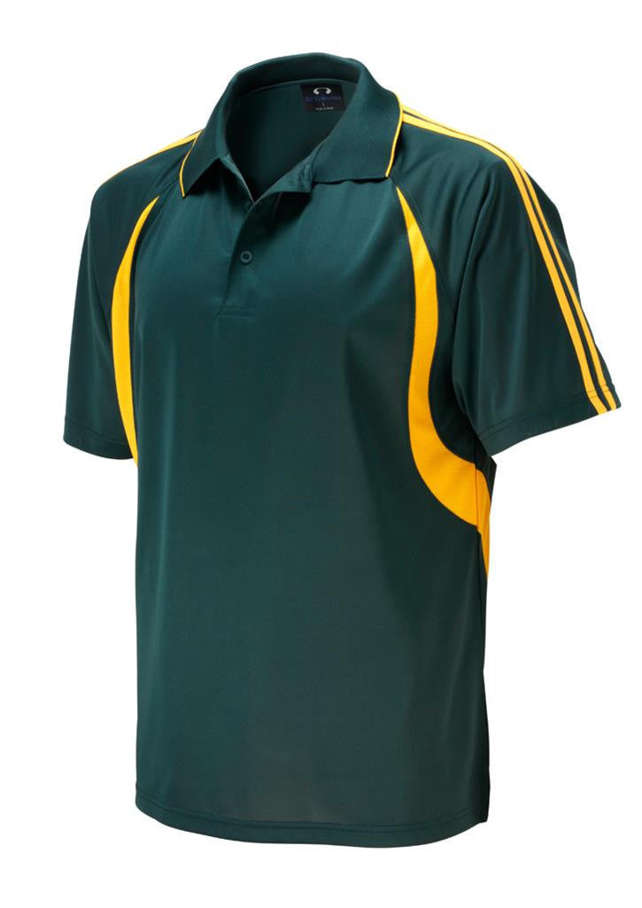 Biz Collection-Biz Collection Kids Flash Polo 1st ( 10 colour)-Forest / Gold / 4-Uniform Wholesalers - 6