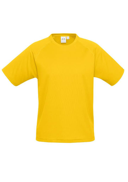 Biz Collection-Biz Collection Mens Sprint Tee-Gold / S-Uniform Wholesalers - 3