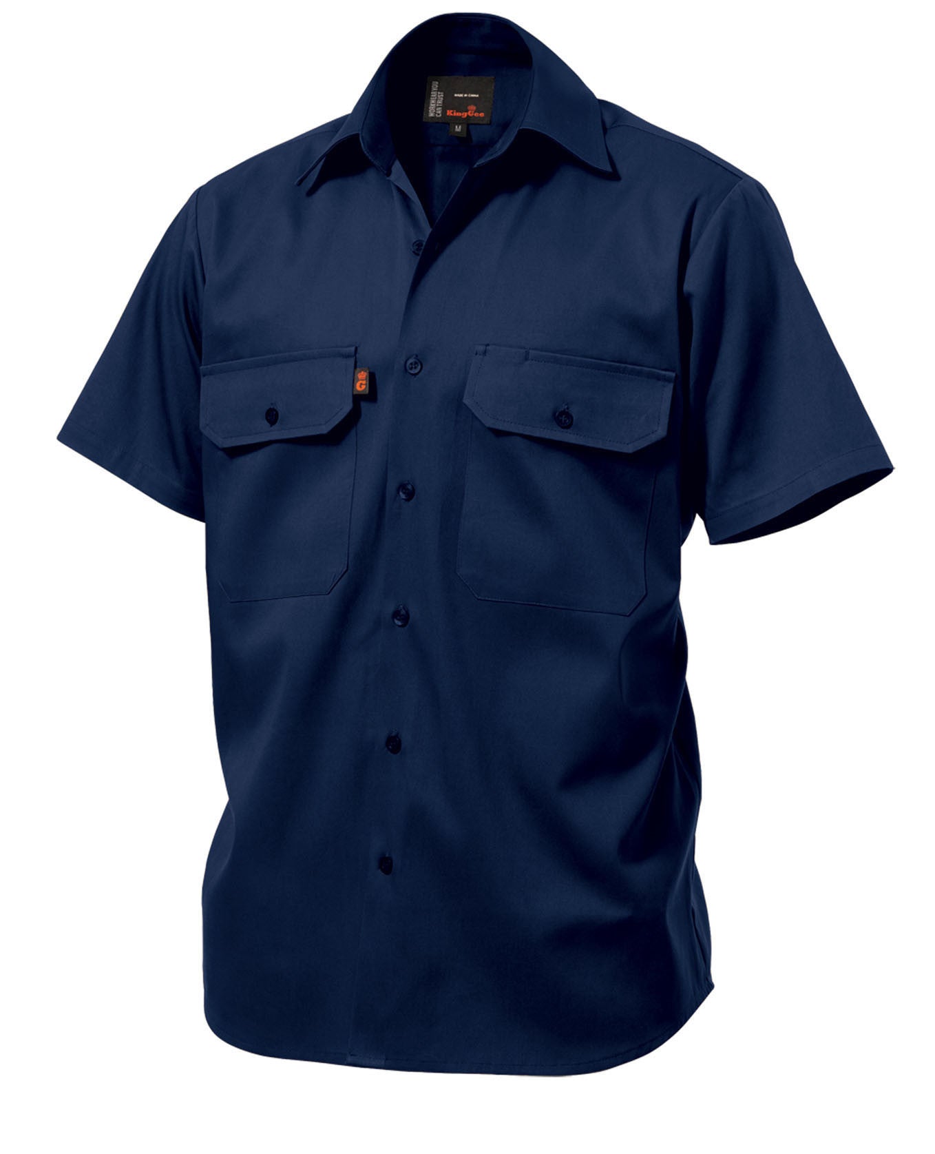 King Gee  Open Front Drill Shirt S/S  (K04030)