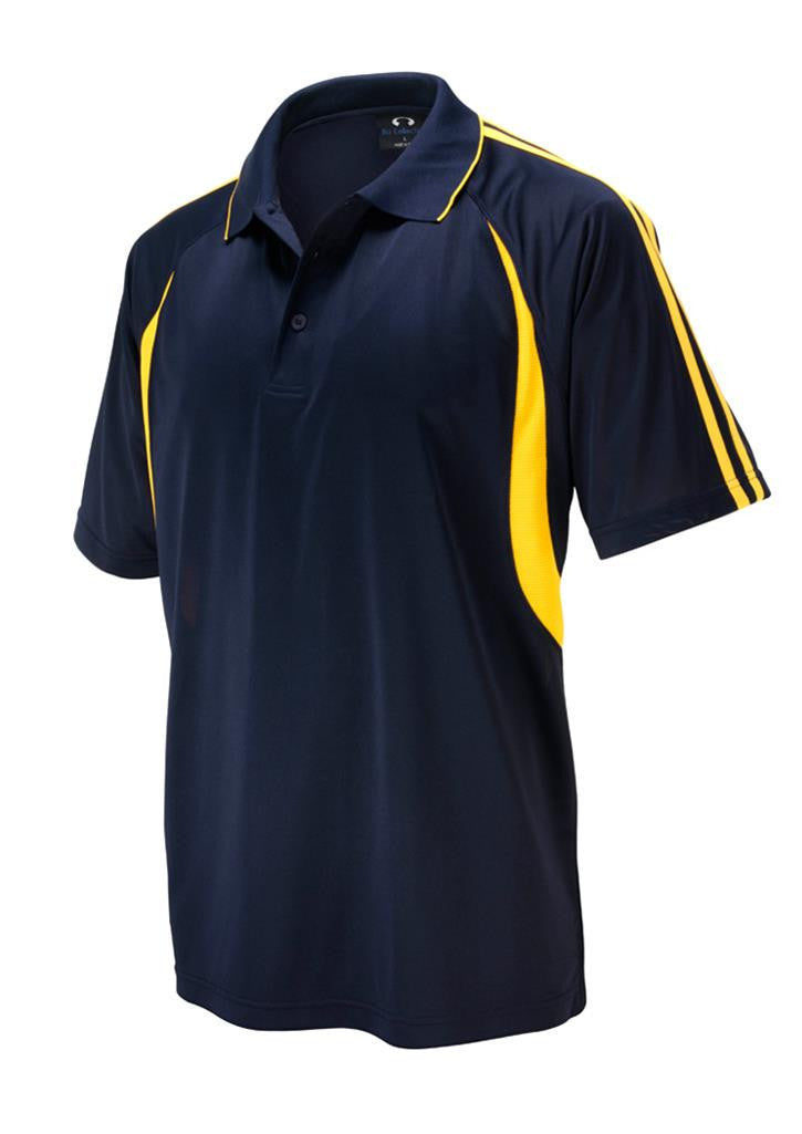 Biz Collection-Biz Collection Kids Flash Polo 1st ( 10 colour)-Navy / Gold / 4-Uniform Wholesalers - 9