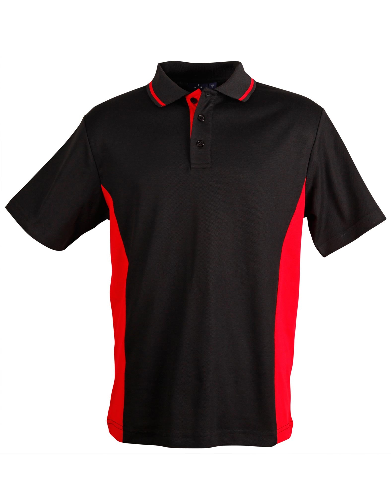 Winning Spirit Men's TrueDry® Contrast Short Sleeve Polo-(PS73)