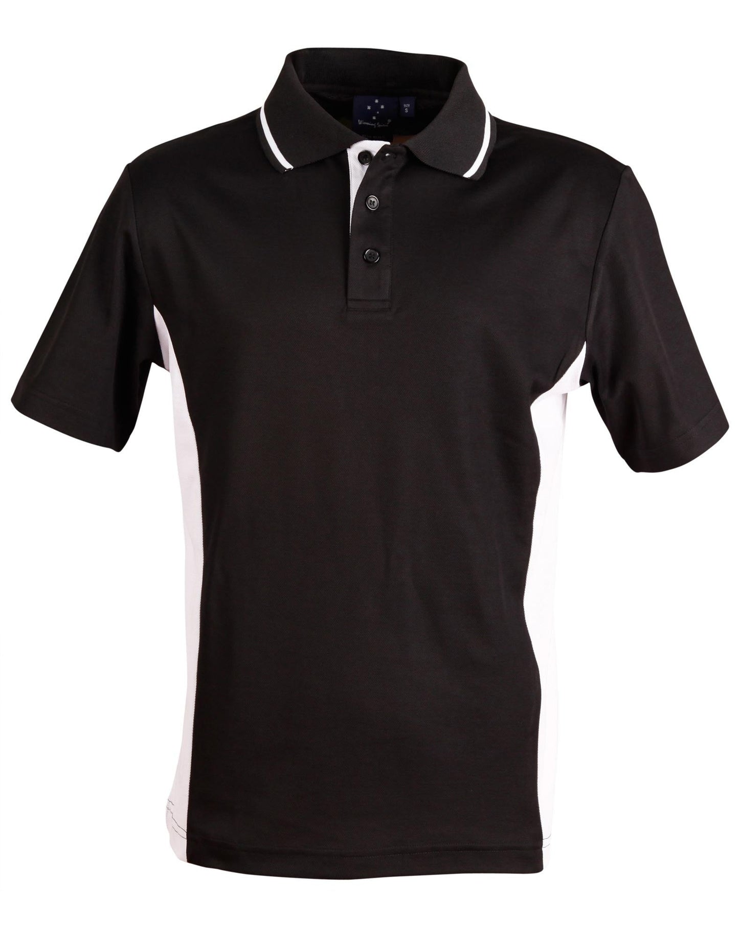 Winning Spirit Men's TrueDry® Contrast Short Sleeve Polo-(PS73)