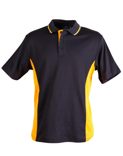 Winning Spirit Men's TrueDry® Contrast Short Sleeve Polo-(PS73)