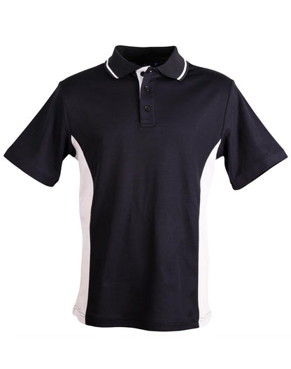 Winning Spirit Men's TrueDry® Contrast Short Sleeve Polo-(PS73)