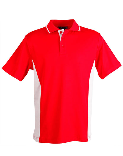 Winning Spirit Men's TrueDry® Contrast Short Sleeve Polo-(PS73)